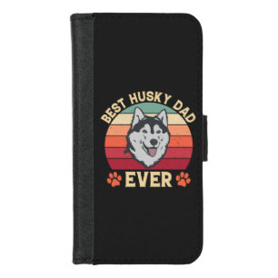 Best husky dad ever Ultimate Love Bond dog daddy iPhone 8/7 Wallet Case