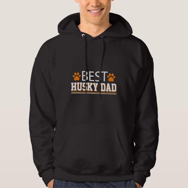 Best Husky Dad        Hoodie (Front)