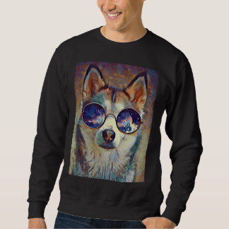 Best Husky For Husky Mom Dad Sweatshirt