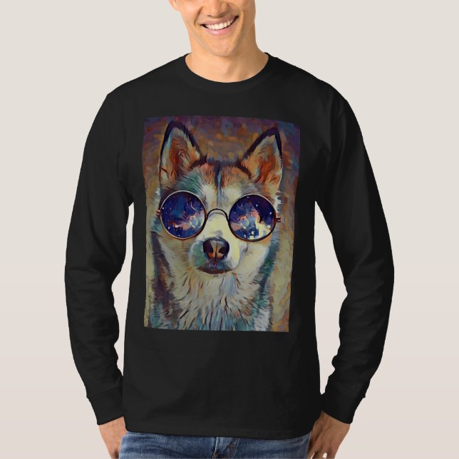 Best Husky For Husky  Mom Dad T-Shirt (Front)