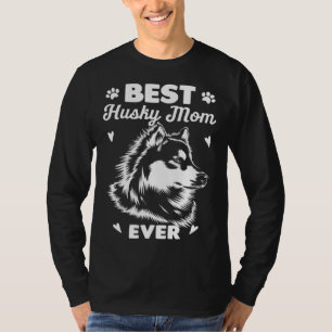Best Husky Mom Siberian Husky T-Shirt