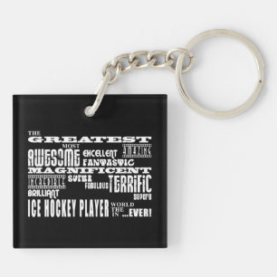 Best Ice Hockey Players Greatest Ice Hockey Player Keychain