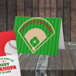 Best in the Game Baseball Personalized Gift Card