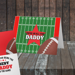 Best in the Game Football Personalized Gift Card