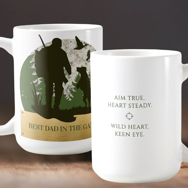 Best in the Game Personalized Gift Coffee Mug (Best in The Game Trendy Camo Hunting Quote Mug. Available in a variety of colors & styles)