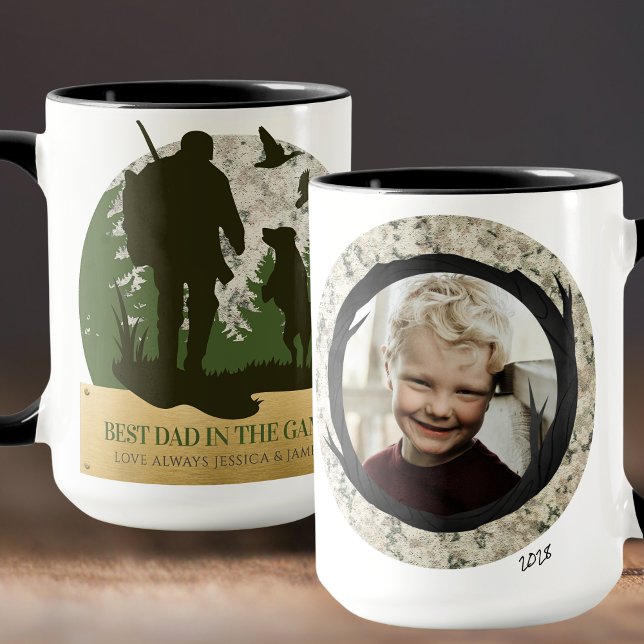 Best in the Game Personalized Gift Mug (Best in The Game Trendy Camo Hunting Personalized Photo Mug. Available in a variety of colors!)