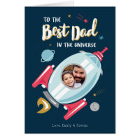 Best in the Universe Father's Day Card