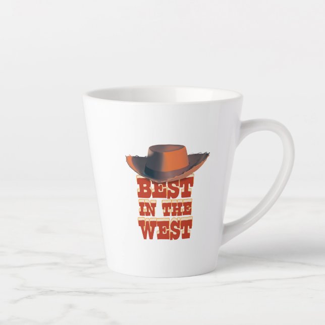 Best in the West Latte Mug (Right)