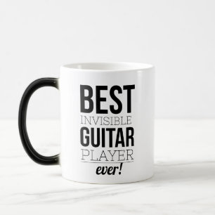 Best Invisible Guitar Player Color Morph Mug