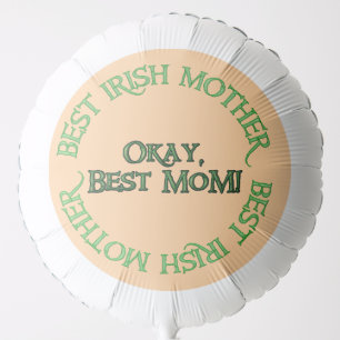 Best Irish Mother tan helium balloon