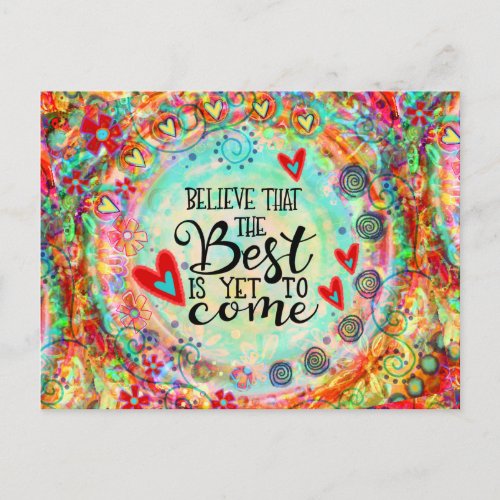 Best is Yet to Come Inspirivity Postcard