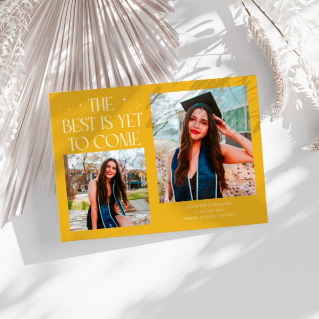 Best Is Yet To Come Yellow Grad Photo Announcement (Creator Uploaded)
