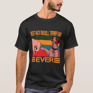 Best Jack Russell Terrier Dad Ever Dog Dad T-Shirt