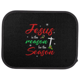 Best Jesus Is For Season Christmas Holiday Car Floor Mat