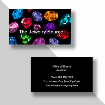 Best Jeweler Theme New Business Card by Luckyturtle at Zazzle
