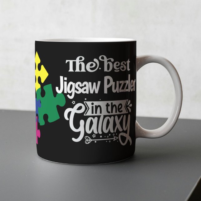 Best Jigsaw Puzzler jigsaws fan puzzle gift Coffee Mug (Creator Uploaded)