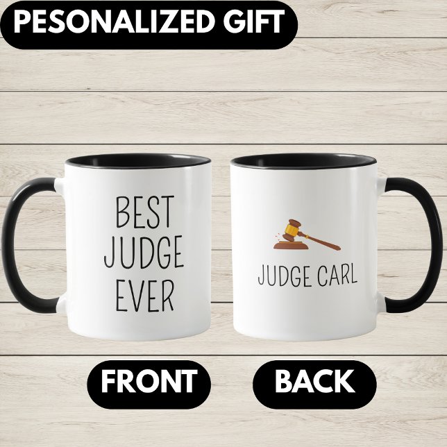 Best Judge, Personalized Judge gift, Judge  Mug (Creator Uploaded)