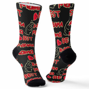 Best K-drama Mama, Korean Drama Fan gift saranghae Socks