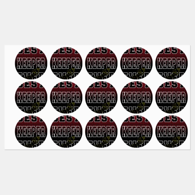 Best Keeper Ever1 Labels (Sheet)