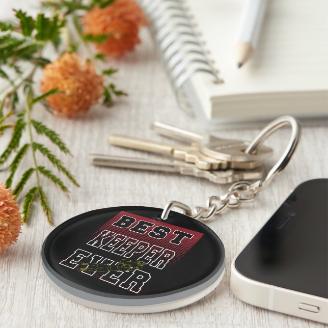 Best Keeper Ever Keychain (Front Right)