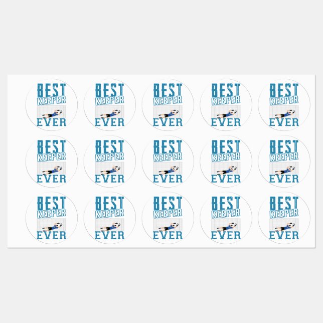 Best Keeper Ever Labels (Sheet)