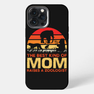 Best Kind of Mom Raises a Zoologist, Zoologist Mom iPhone 13 Pro Max Case