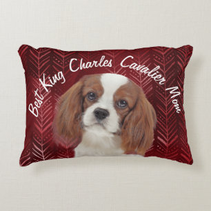 Best King Charles Cavalier Mom Accent Pillow