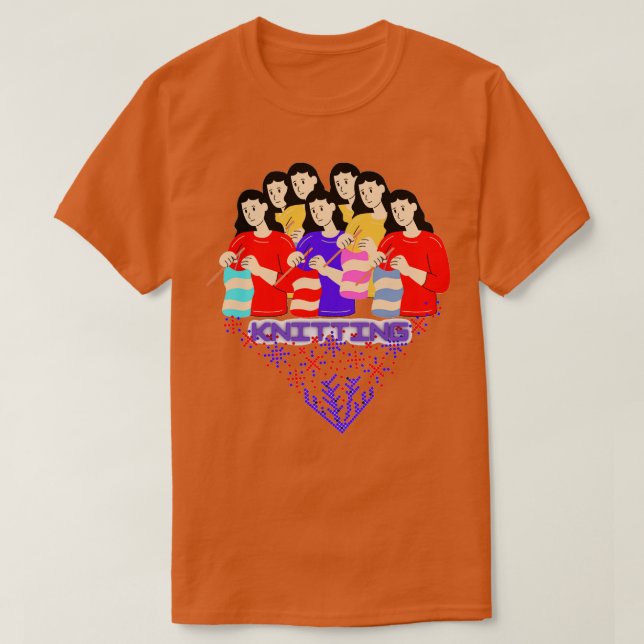 Best Knitting Mom Ever72  T-Shirt (Design Front)