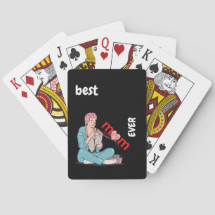 best knitting mom ever 38 poker cards