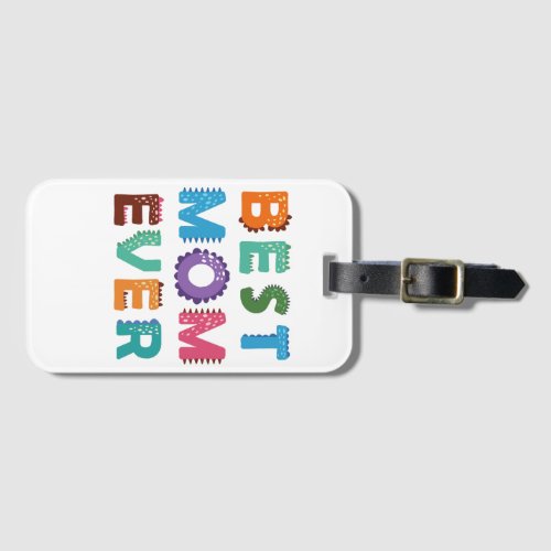 Best knitting mom ever i love mom mom birthday gif luggage tag