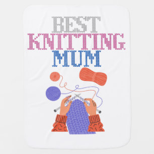 Best knitting mum 01 baby blanket