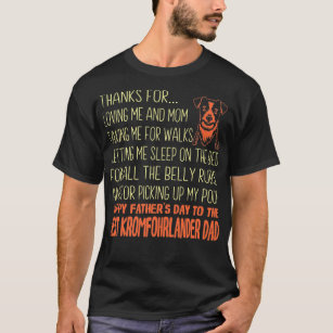 Best Kromfohrlander Father's Day Gift T-Shirt