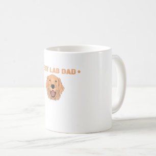 Best Lab Dad Yellow Labrador Retriever Coffee Mug