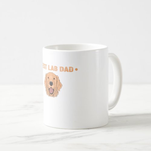 Best Lab Dad Yellow Labrador Retriever  Coffee Mug
