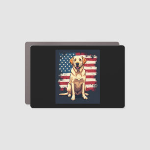 Best Labrador For Men Women Yellow Lab Dog Retriev Car Magnet