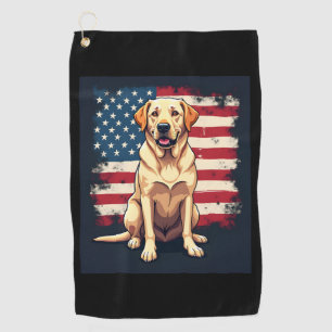 Best Labrador For Men Women Yellow Lab Dog Retriev Golf Towel