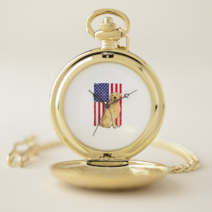 Best Labrador For Men Women Yellow Lab Dog Retriev Pocket Watch
