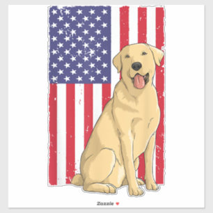 Best Labrador For Men Women Yellow Lab Dog Retriev Sticker