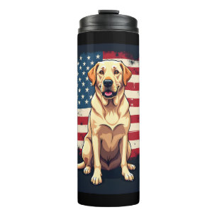 Best Labrador For Men Women Yellow Lab Dog Retriev Thermal Tumbler