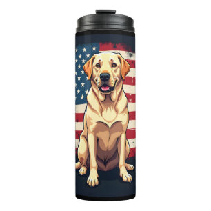 Best Labrador For Men Women Yellow Lab Dog Retriev Thermal Tumbler