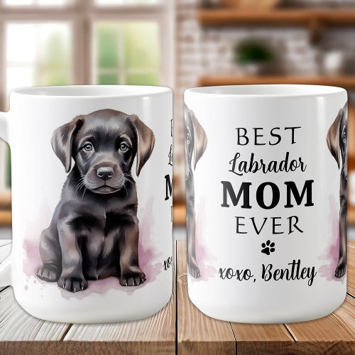 Best LABRADOR MOM Dog Lover Cute Puppy Coffee Mug