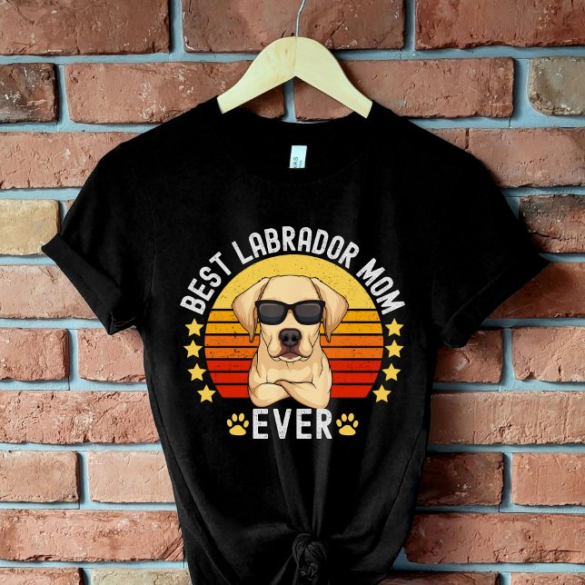 Best Labrador Mom Ever – Dog Mom  Tri-Blend Shirt (Creator Uploaded)