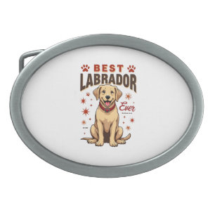Best Labrador Parent Ever Vintage Labrador Retriev Belt Buckle