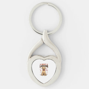 Best Labrador Parent Ever Vintage Labrador Retriev Keychain