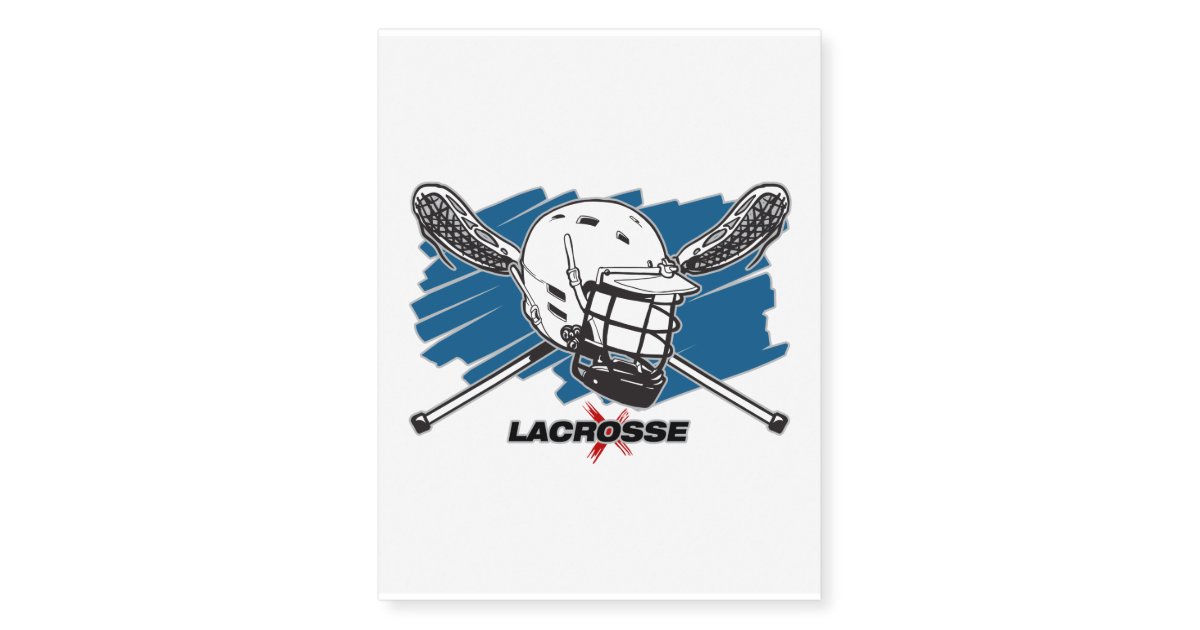 Best Lacrosse Temporary Tattoos Zazzle