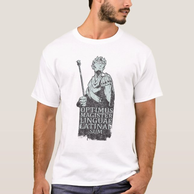 Best Latin Teacher Caesar T-Shirt (Front)