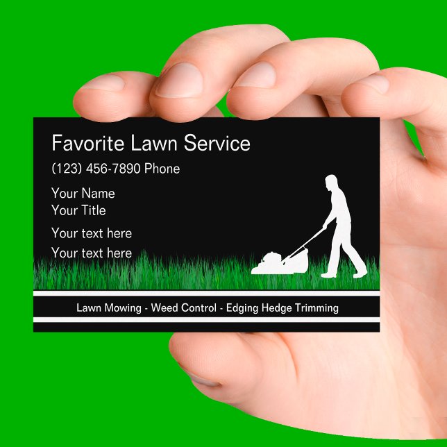 Best Lawn Services Business Cards (Creator Uploaded)
