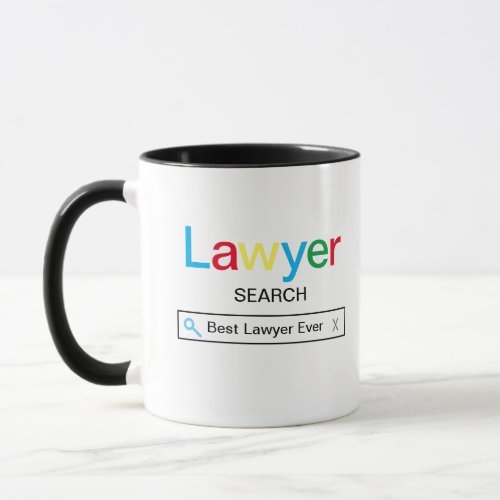 Best Lawyer Ever Search engine Result  Mug