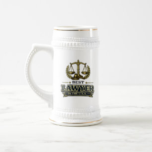 Best Lawyer in the USA Beer Stein