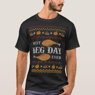 Best Leg Day Ever Ugly Christmas Sweater Gym Thank